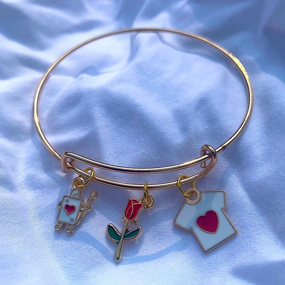 Brand New! Handmade! Adjustable Charm Bracelet